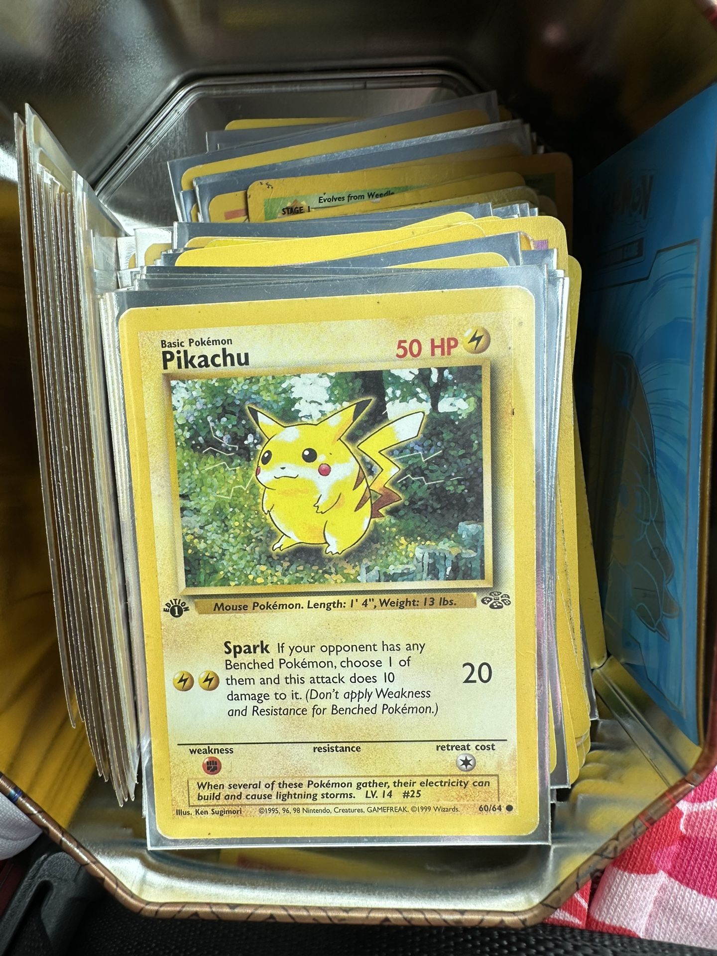 1st edition red cheeks pikachu