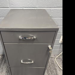 Metal file cabinets