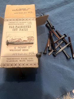 Old-Fashioned Cut Nails 6 Penny 2"