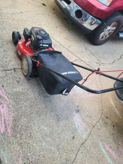 troy bilt push mower