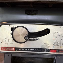 Sears Craftsman 10-inch Bench Saw