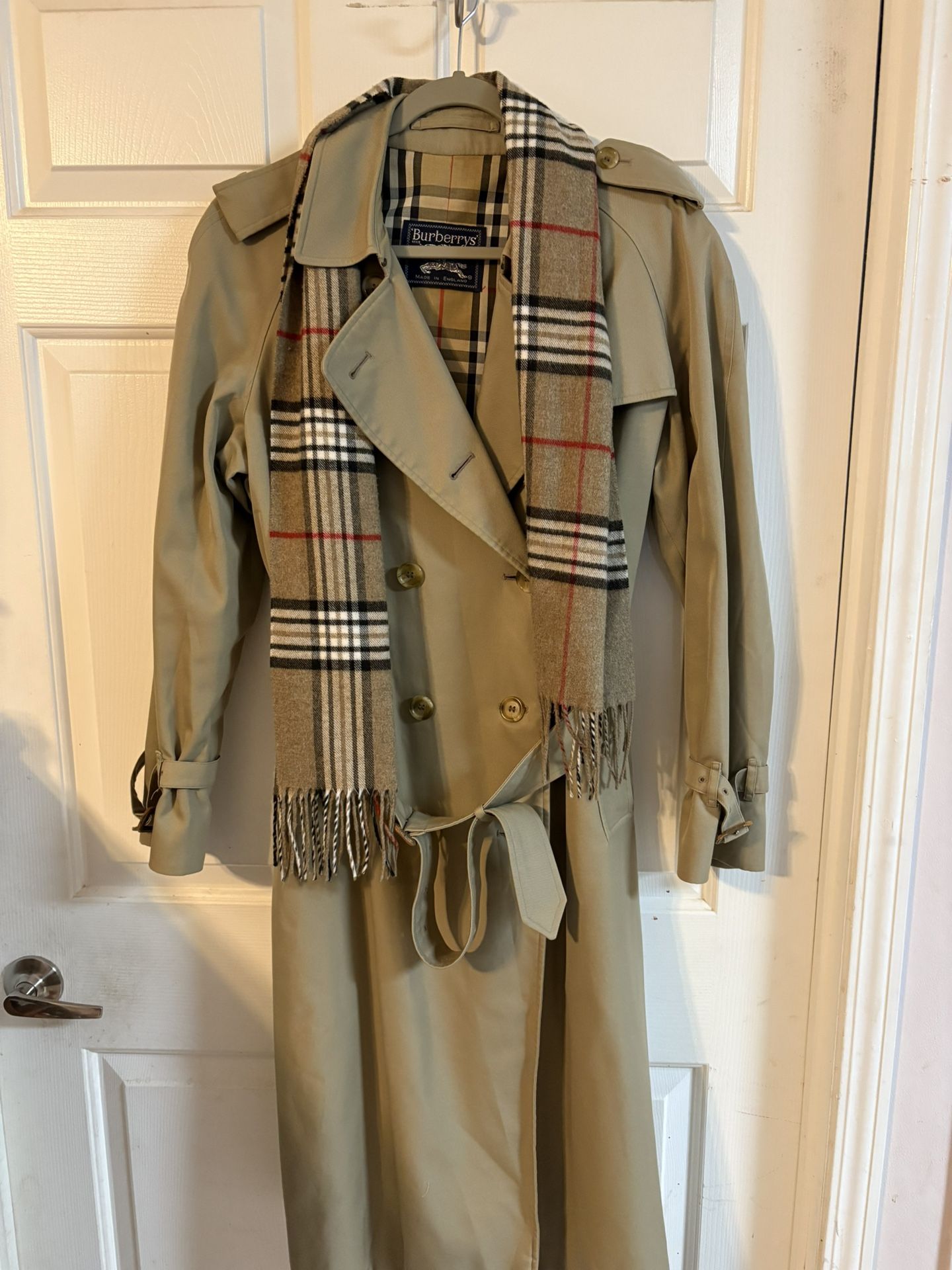 Women’s Size 16 Burberry Long Jacket