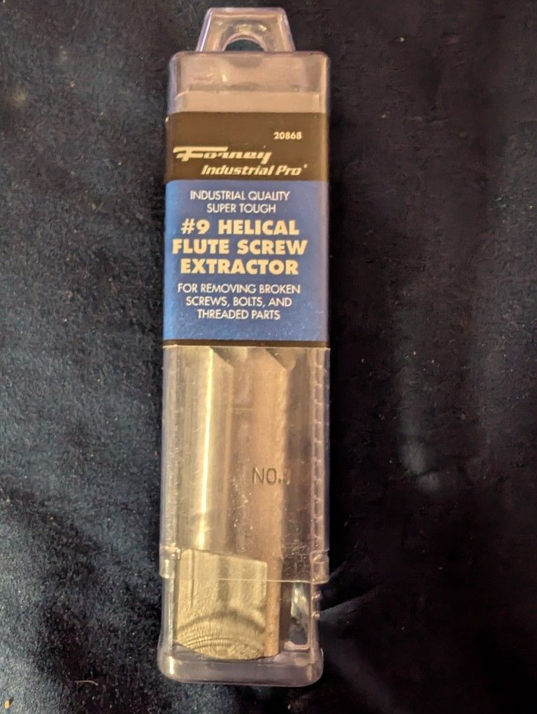 Forney #9 Helical Flute Screw Extractor 