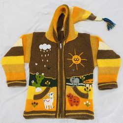 New Handmade toddler Wool cardigans 