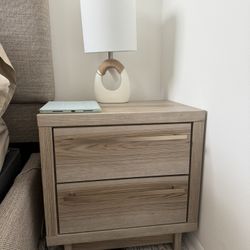 2 Nightstands (with Wireless Charger) + 1 Dresser 
