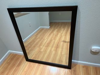 Espresso Brown Bedroom Mirror