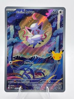 Hisuian Zorua Pokémon Card 145/182 Holo