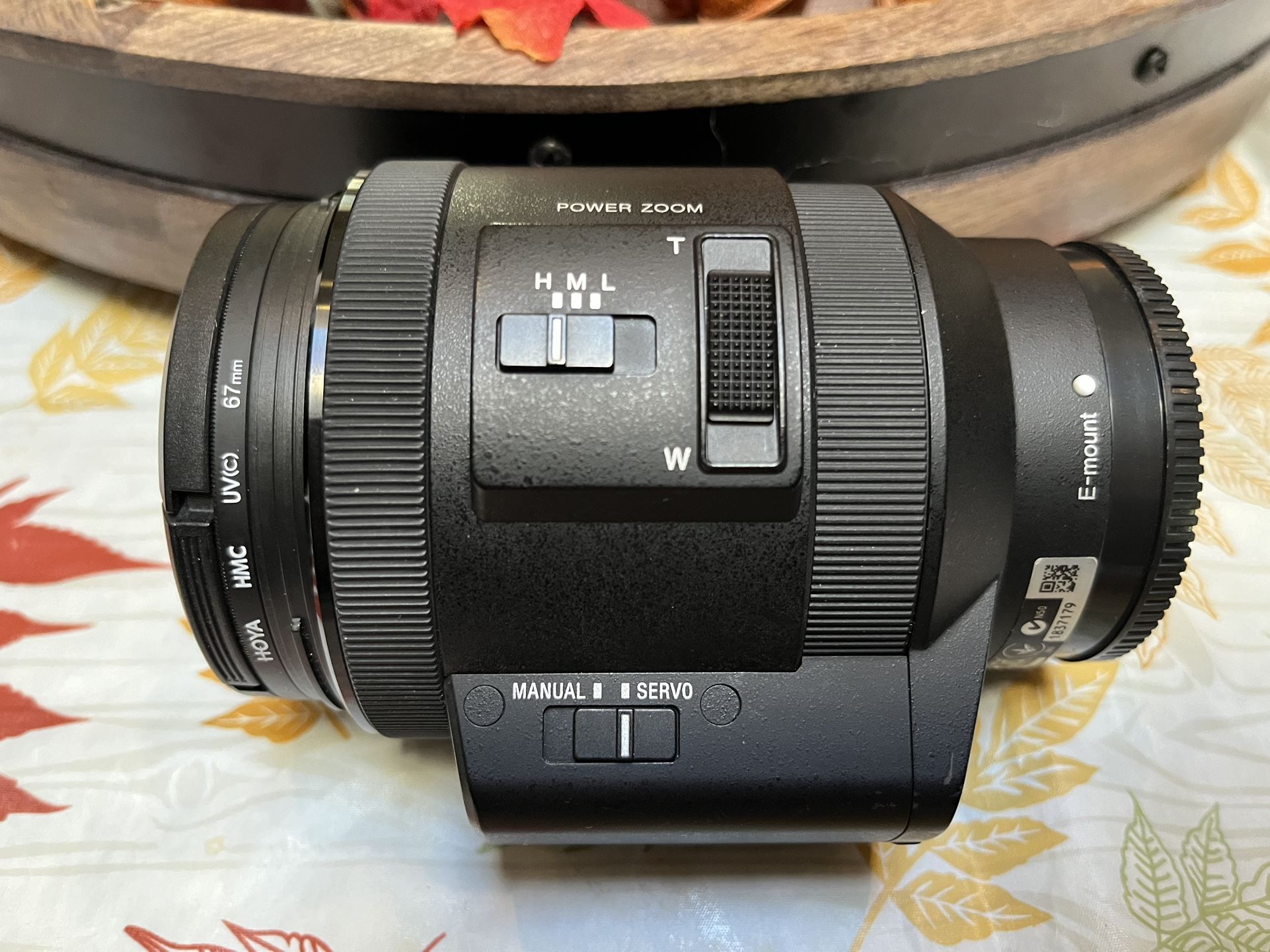 Sony 18-200mm power zoom e mount lens