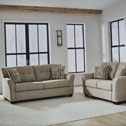 2pc ARDMEAF SOFA/LOVESEAT/PUTTY