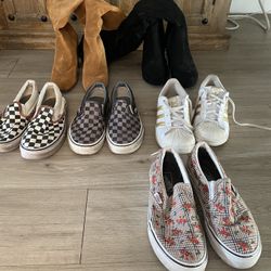 Size 5 & 51/2 Shoes  Vans And Boots 