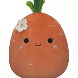 Hugging Pillow Toy Cute Stuffed Soft Plushie Decor for Kids - Carrot 8''