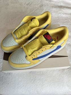 JORDAN 1 RETRO LOW OG SP TRAVIS SCOTT CANARY 
