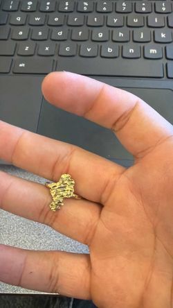10k gold nugget ring