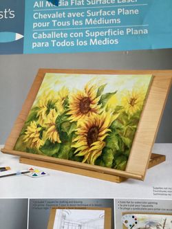 All Media Flat Surface Table Easel