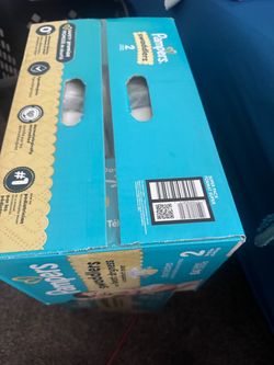 Unopened Pampers for baby