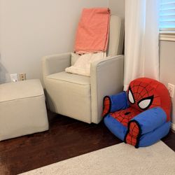 Nursery Rocking Chair With Ottoman 