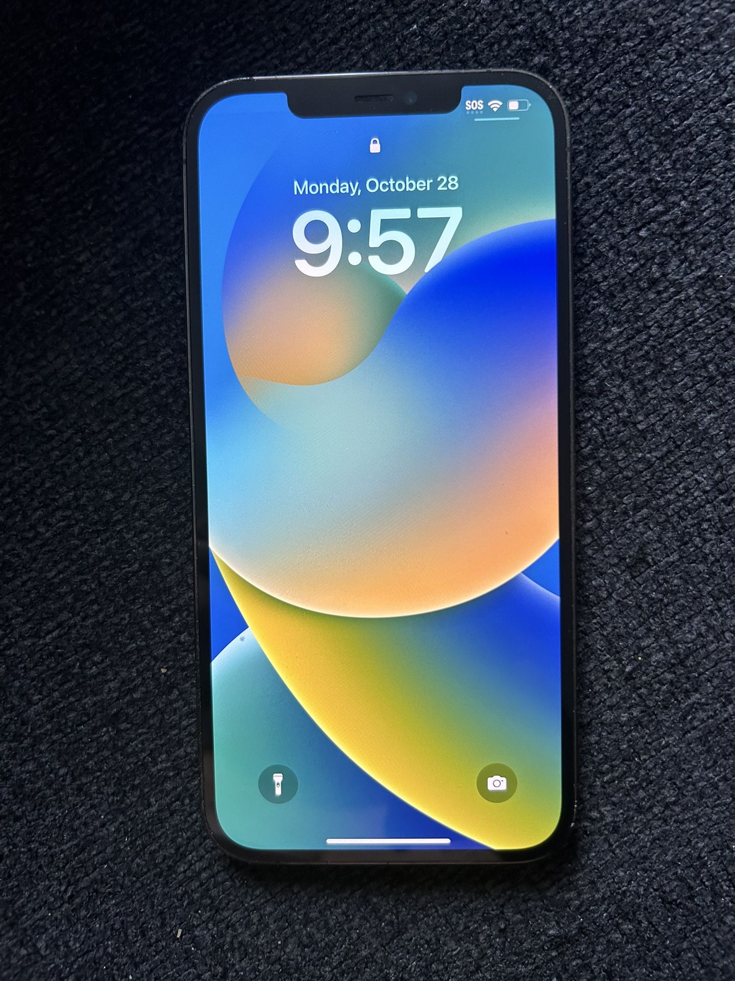 UNLOCKED iPhone 12 Pro Max Space Grey No Face ID 