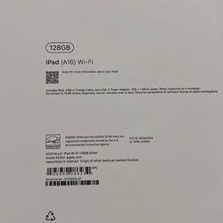 iPad A 16 128GB model MD3Y4LL/A
