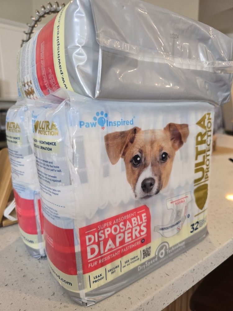 Pet Diapers - S 14" - 19" ( 1 Pack Of 32)