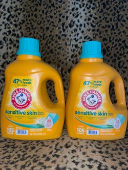 2🔥105 Fl oz Arm & hammer laundry detergent both for $15 firm on price