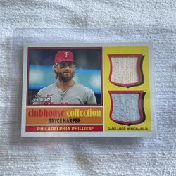2025 Topps Heritage Single Player Dual Relic Bryce Harper
