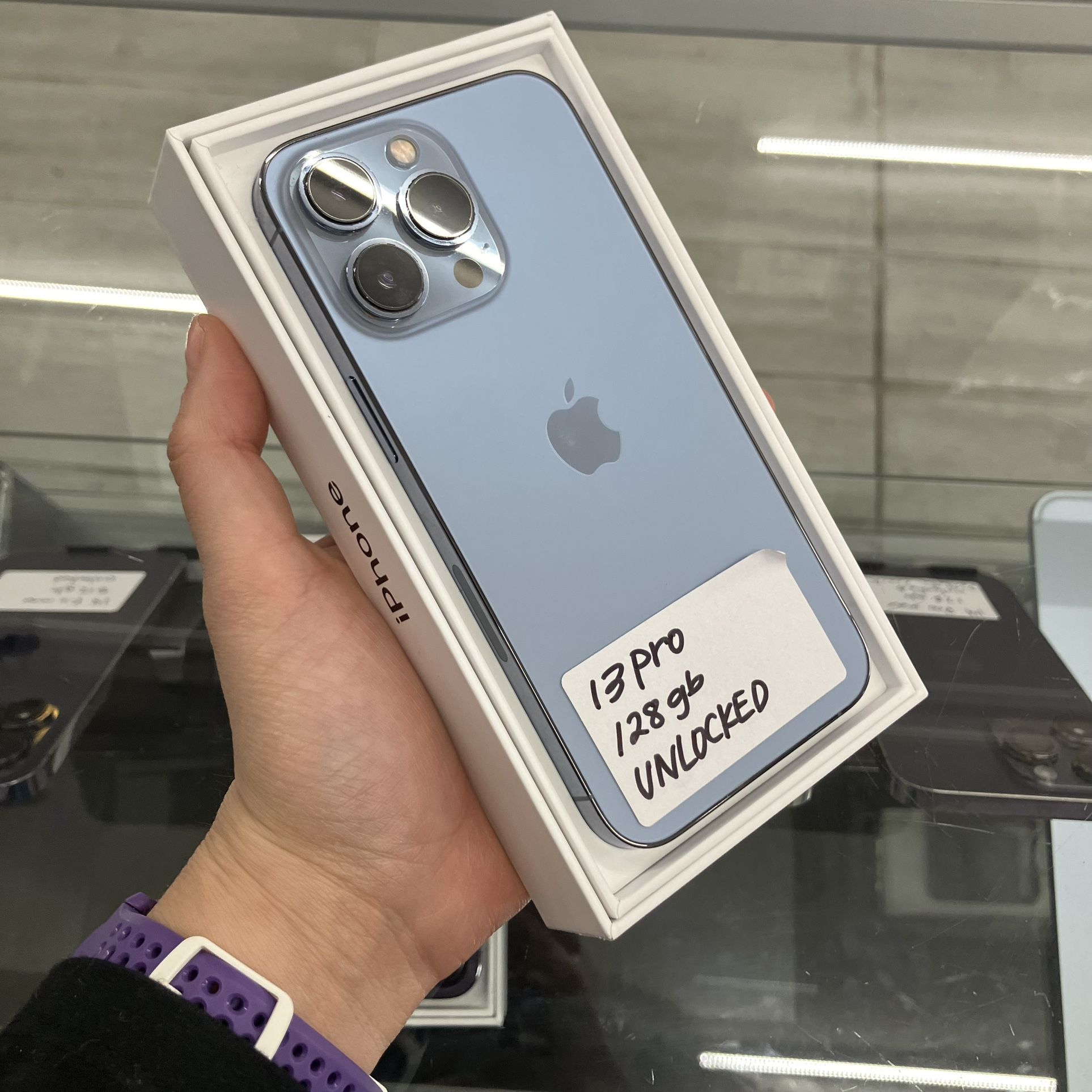 Apple iPhones, Blue iPhone 13 Pro Unlocked 