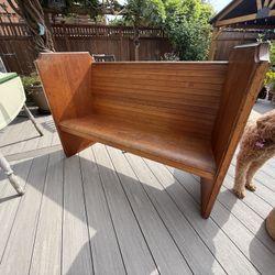 Antique Church Bench