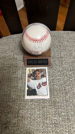 Carlos Baerga Autograph Ball W/COA