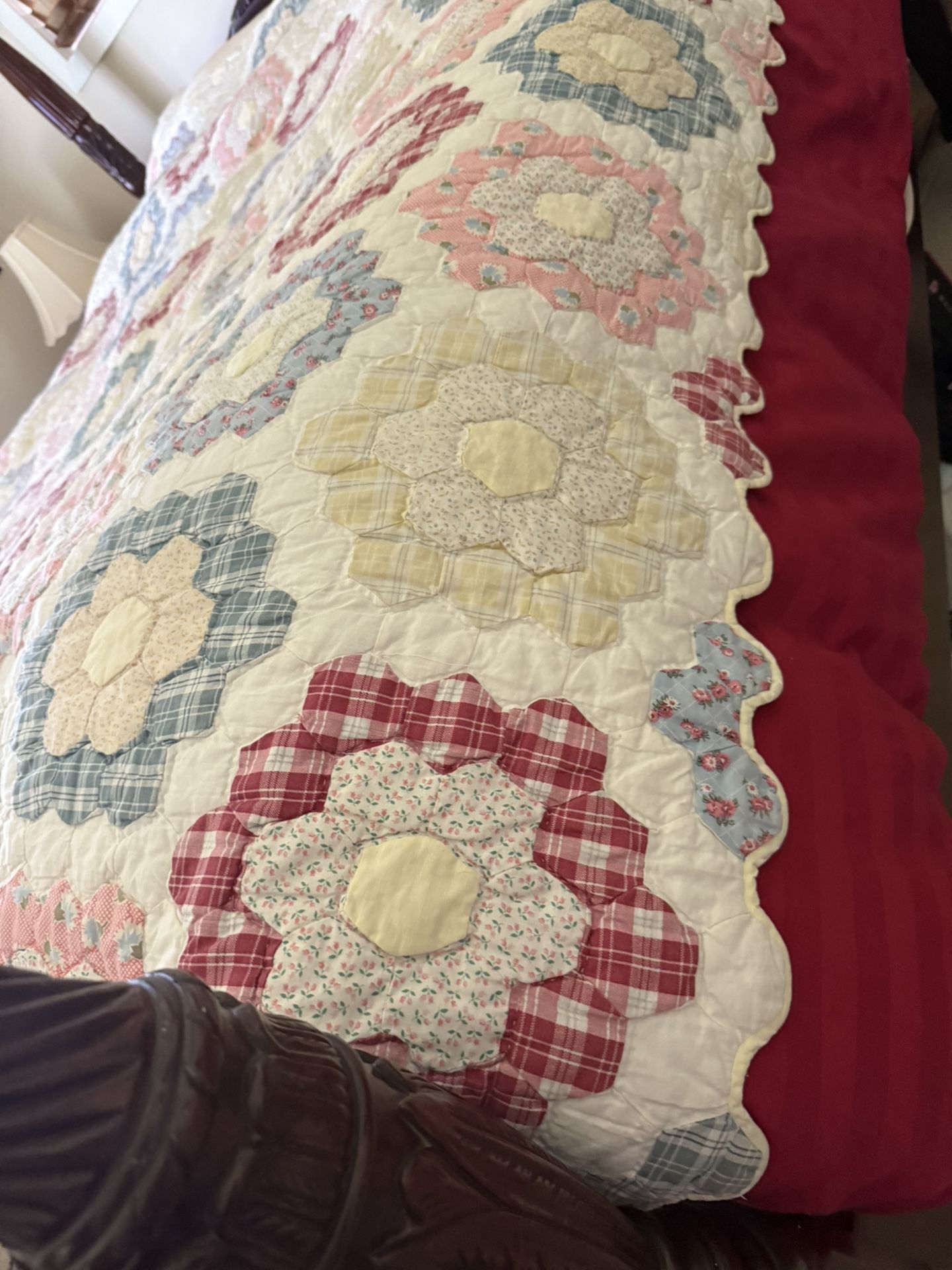 Grandmother‘S Flower Garden Quilt
