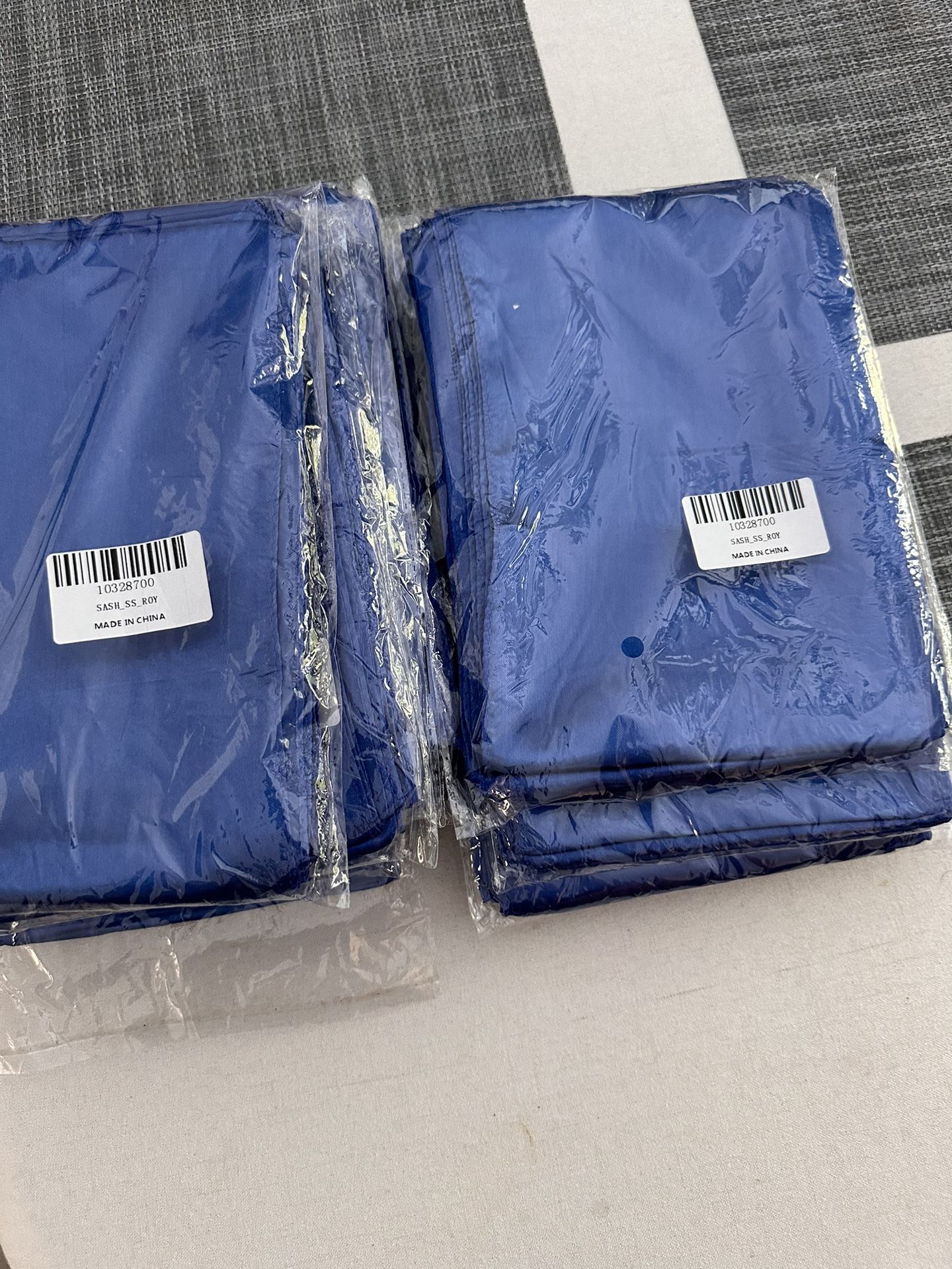 75 Royal Blue Chair Sashes For $55