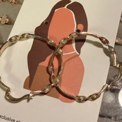 Argollas Oro Laminado 