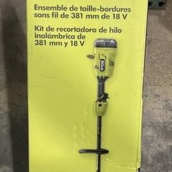 Ryobi 15in Cordless String Trimmer Kit