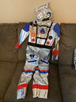 Astronaut Costume with Light Up Helmet - Size 8