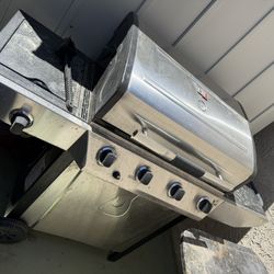Grill with Wheels