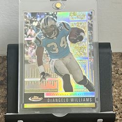 2007 Topps Finest Refractor numbered  03/50 DeAngelo Williams #43