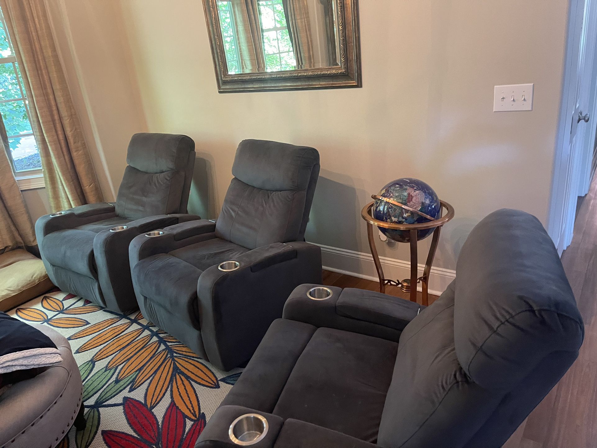 3 Movie Room Chairs For $150