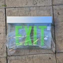 L.E.D. Edge -lit Emergency Exit Assembly 