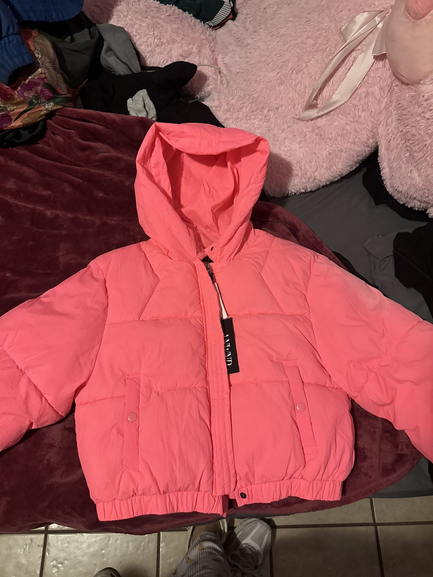 Pink Puffer Jacket