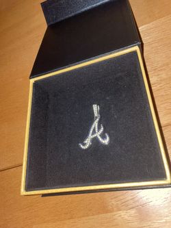 Atlanta Braves Diamond Pendant