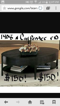 Oval Shaped COFFEE TABLE (BRAND NEW)