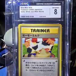 Moo-Moo Milk Pokémon Japanese Golf, Silver,  New World  NM MINT 8