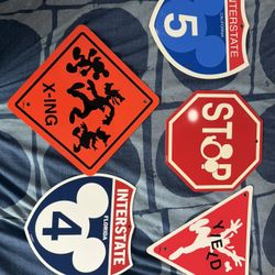 Disney World Decorative Road Signs