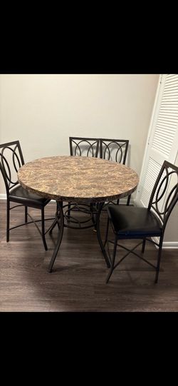 Table and chairs