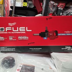 Milwaukee
M18 FUEL 18V Lithium-Ion Brushless Cordless 1 in. Impact Wrench Extended Reach D-Handle (Tool-Only)