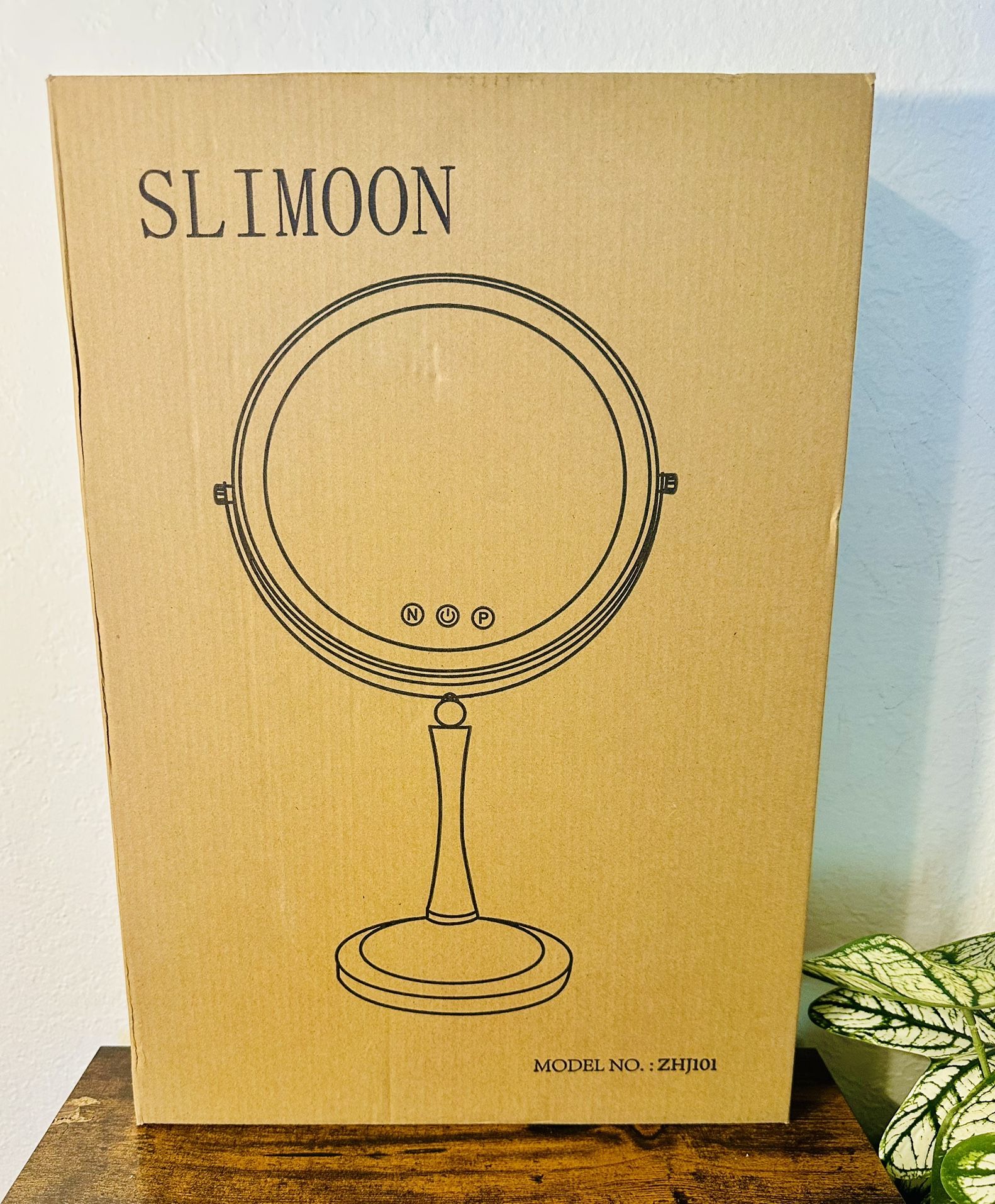 Gift 🎁 Large Lighted Makeup Mirror, 1X/10X Magnifying Mirror with Lights, Double Sided Vanity Mirror with Lights, 3 Color LEDNEW