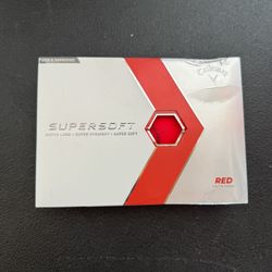 red supersoft golf balls callaway
