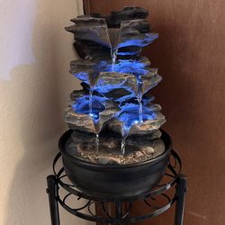 Rocks Water Fountain Indoor Or Outdoor Garden 