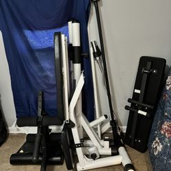 Weight Bench Set W/Bars
