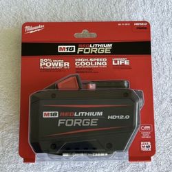 New Milwaukee -!NEW! 2024 Model- M18 REDLITHIUM FORGE HD12.0 Battery Pack 48-11-1813