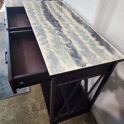 UNIQUE Sofa / Entry Table with 2 Drawers and a Bottom Shelf